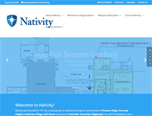 Tablet Screenshot of nativity-cincinnati.org